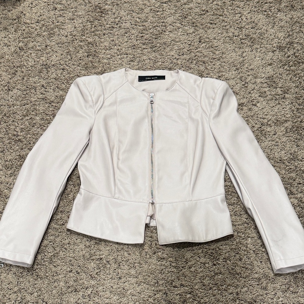 Zara Light Pink Women's Blazer Jacket Size M